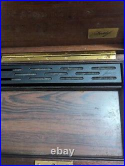 Vintage Davidoff Small Wooden Travel Cigar Humidor