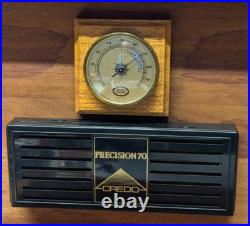 Vintage Decatur Collection Humidor Black Lacquer with Walnut Beveled Corners