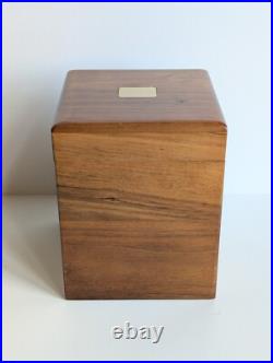 Vintage Decatur Industries DECO USA Walnut Humidor Cigar Box