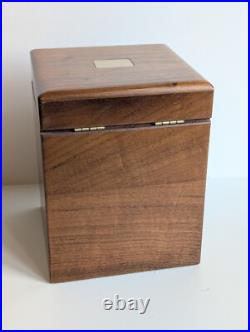 Vintage Decatur Industries DECO USA Walnut Humidor Cigar Box