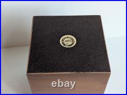 Vintage Decatur Industries DECO USA Walnut Humidor Cigar Box