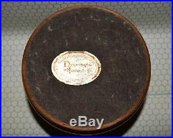 Vintage Decatur Pipe Tobacco Barrel Humidor Walnut Wood with Cork Lining 1960s