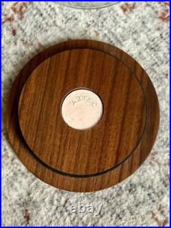 Vintage Decatur Walnut Pipe Rack Stand Humidor Jar 12 Pipe DECC Complete USA