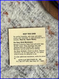 Vintage Decatur Walnut Pipe Rack Stand Humidor Jar 12 Pipe DECC Complete USA