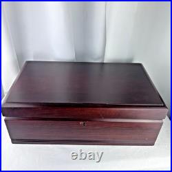 Vintage Diamond Crown Cigar Humidor Clean Box READ