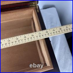 Vintage Diamond Crown Cigar Humidor Clean Box READ