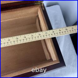 Vintage Diamond Crown Cigar Humidor Clean Box READ