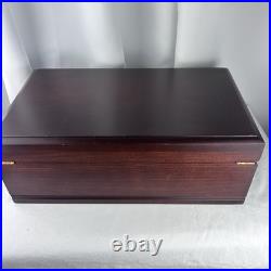 Vintage Diamond Crown Cigar Humidor Clean Box READ