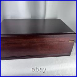 Vintage Diamond Crown Cigar Humidor Clean Box READ