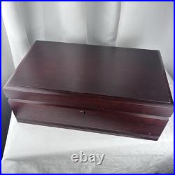 Vintage Diamond Crown Cigar Humidor Clean Box READ