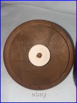 Vintage Dun-Rite Wood Novelty Brooklyn NY Pipe Rack Stand, Humidor, 4 Pipes