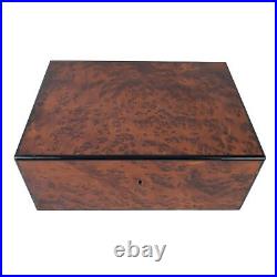 Vintage Dunhill Burl Wood Cigar Humidor Box Large 13.5 x 10 x 5.5 Accessories