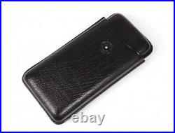 Vintage Dunhill Cigar Case Black Leather Luxury Christmas Gift For Men