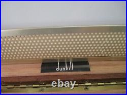 Vintage Dunhill Humidor box wood wooden cigar man cave