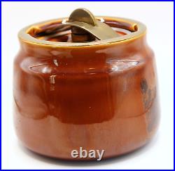 Vintage Dunhill Tobacco Jar / Humidor Ceramic C1940 Made in England Marked 1575