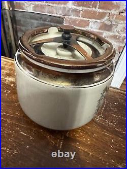 Vintage Dunhill Tobacco Jar Humidor Gray's Pottery Ceramic England
