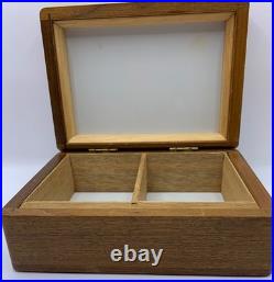 Vintage Dunhill Wooden Cigarette Humidor 1960's Perfect Jewelry & Trinket Box