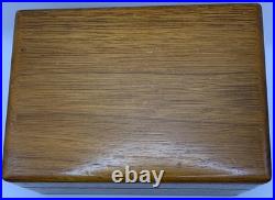 Vintage Dunhill Wooden Cigarette Humidor 1960's Perfect Jewelry & Trinket Box