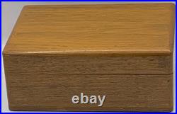 Vintage Dunhill Wooden Cigarette Humidor 1960's Perfect Jewelry & Trinket Box