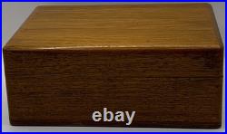 Vintage Dunhill Wooden Cigarette Humidor 1960's Perfect Jewelry & Trinket Box
