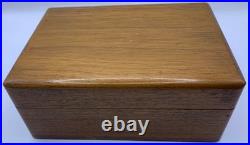 Vintage Dunhill Wooden Cigarette Humidor 1960's Perfect Jewelry & Trinket Box