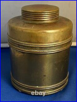 Vintage Dunhill copper Tobacco Pipe Cigar Jar Humidor WithLid