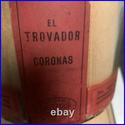 Vintage El Trovador Cigar Jar Jamacian Humidor