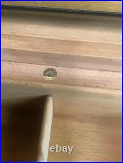 Vintage Elie Bleu Humidor Tablitier Paris France 9.5x8.5xx4 Read Description
