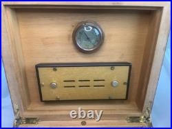 Vintage Elie Bleu Humidor Tablitier Paris France 9.5x8.5xx4 Read Description