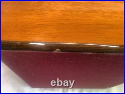 Vintage Elie Bleu Humidor Tablitier Paris France 9.5x8.5xx4 Read Description