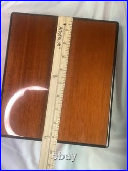 Vintage Elie Bleu Humidor Tablitier Paris France 9.5x8.5xx4 Read Description