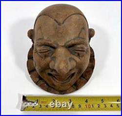 Vintage Eric Burtis Laughing Clown Humidor 4.5 x 3.5 in. Missing Bottom Base Vintage Eric Burtis Laughing Clown Humidor 4.5 x 3.5 in. Missing Bottom Base