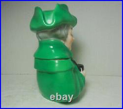 Vintage Figural Bavaria Germany Porcelain Tobacco Jar / Humidor Jar