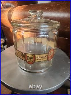 Vintage Glass Cigar Humidor