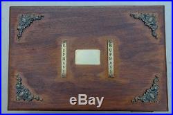 Vintage H. UPMANN Solid Wood Humidor Cigars Box 10 x 7 1/4 x 4 1/2 G4001