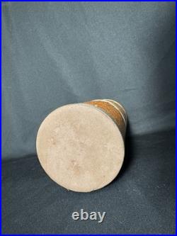 Vintage HTF 90s Atoll Luxury Travel Humidor Cigar Case Hawaii Tan Leather