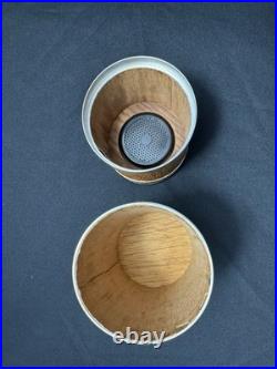 Vintage HTF 90s Atoll Luxury Travel Humidor Cigar Case Hawaii Tan Leather