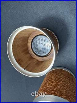 Vintage HTF 90s Atoll Luxury Travel Humidor Cigar Case Hawaii Tan Leather