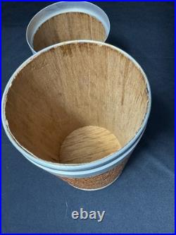 Vintage HTF 90s Atoll Luxury Travel Humidor Cigar Case Hawaii Tan Leather