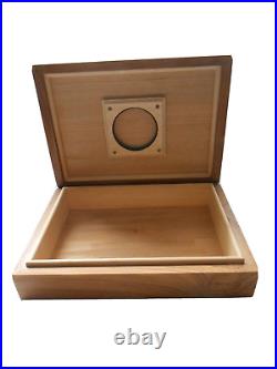 Vintage Hand Crafted Wooden Cigar Humidor