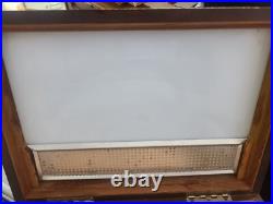 Vintage Heavy/Solid Humidor Cherry Wood Cigar Box Cedar Interior 10 x 8 x 5