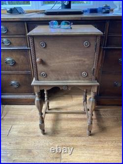 Vintage Humidor Cigar Table 14x12x28