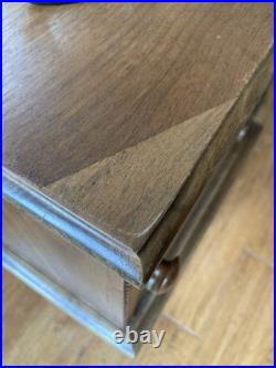 Vintage Humidor Cigar Table 14x12x28