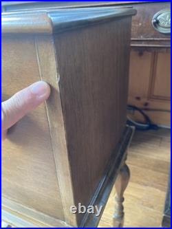 Vintage Humidor Cigar Table 14x12x28