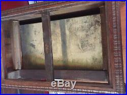 Vintage Humidor copper lined Smoking Table / Cigar Stand Cabinet. VERY OLD. RARE