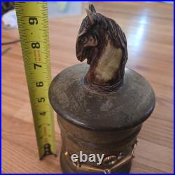 Vintage Italian equestrian theme humidor