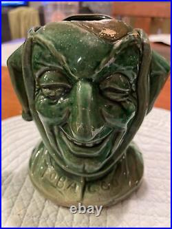 Vintage Jester Face Tabacco Jar
