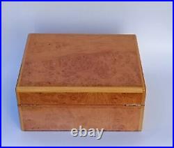 Vintage Kelermes Italy Cellar Cigar Box Cigar Humidor Exotic Wood Box