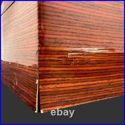 Vintage Lot of 7 Assorted Cigar Humidor 1 Big Box & 6 Cigar Holders