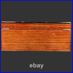 Vintage Lot of 7 Assorted Cigar Humidor 1 Big Box & 6 Cigar Holders